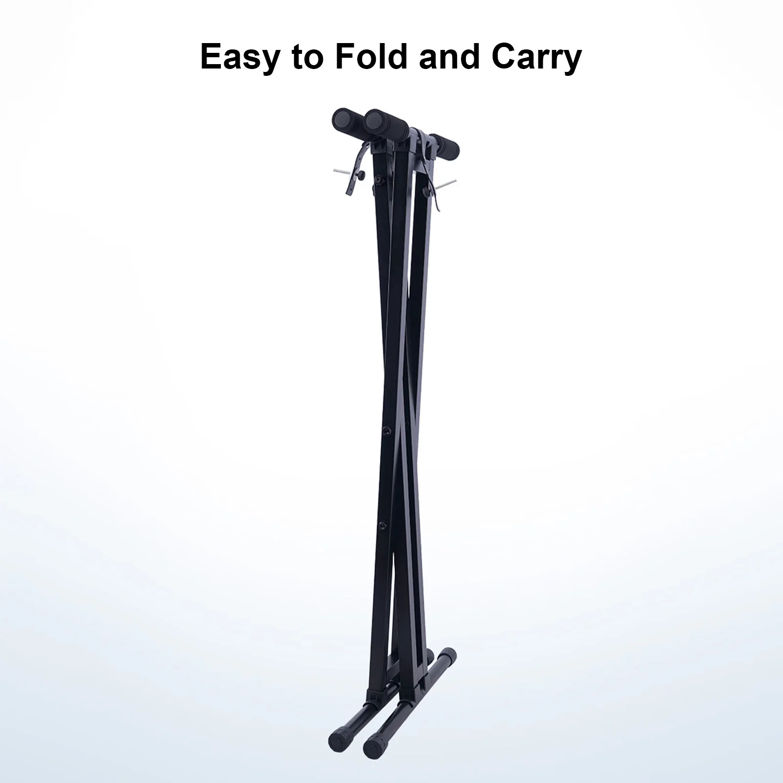 

GUITTO Electric Piano Keyboard Stand Hydraulic X-Frame Gas Spring X Keyboard Stand for Electronic Keyboards