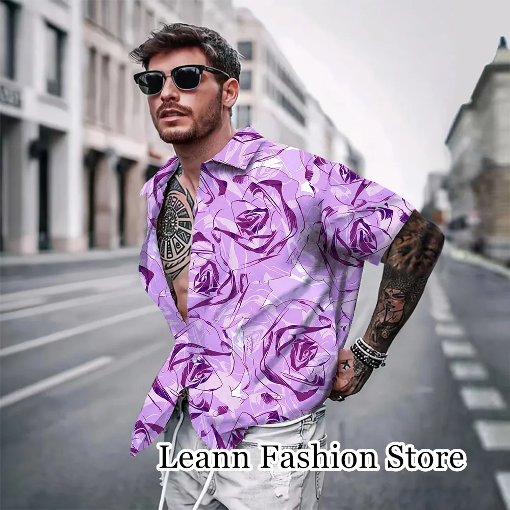 Рисунок 3 - Мужская Летняя гавайская рубашка для отпуска