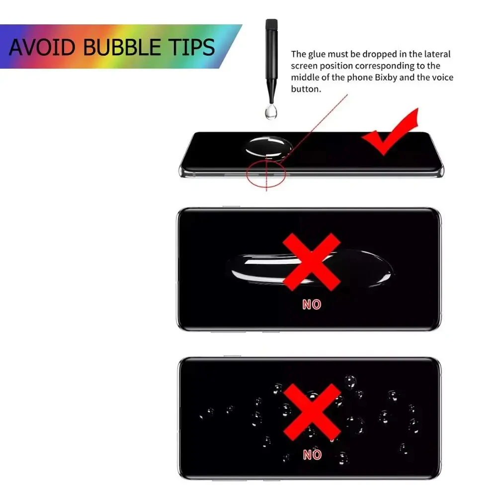 3D Curved HD Full Glue UV Tempered Glass Screen Protector - Enhanced Protective Glass