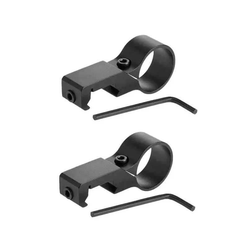 Ultralight 90 Degree Offset Side 1 Inch Ring Scope Mount Adapter Tube 20mm 7/8 Inch For Flashlight Torch Laser Hunting rifle scope mount ring rifle scope mount scope mount adapter flashlight scope mount rail adapter threaded adapter