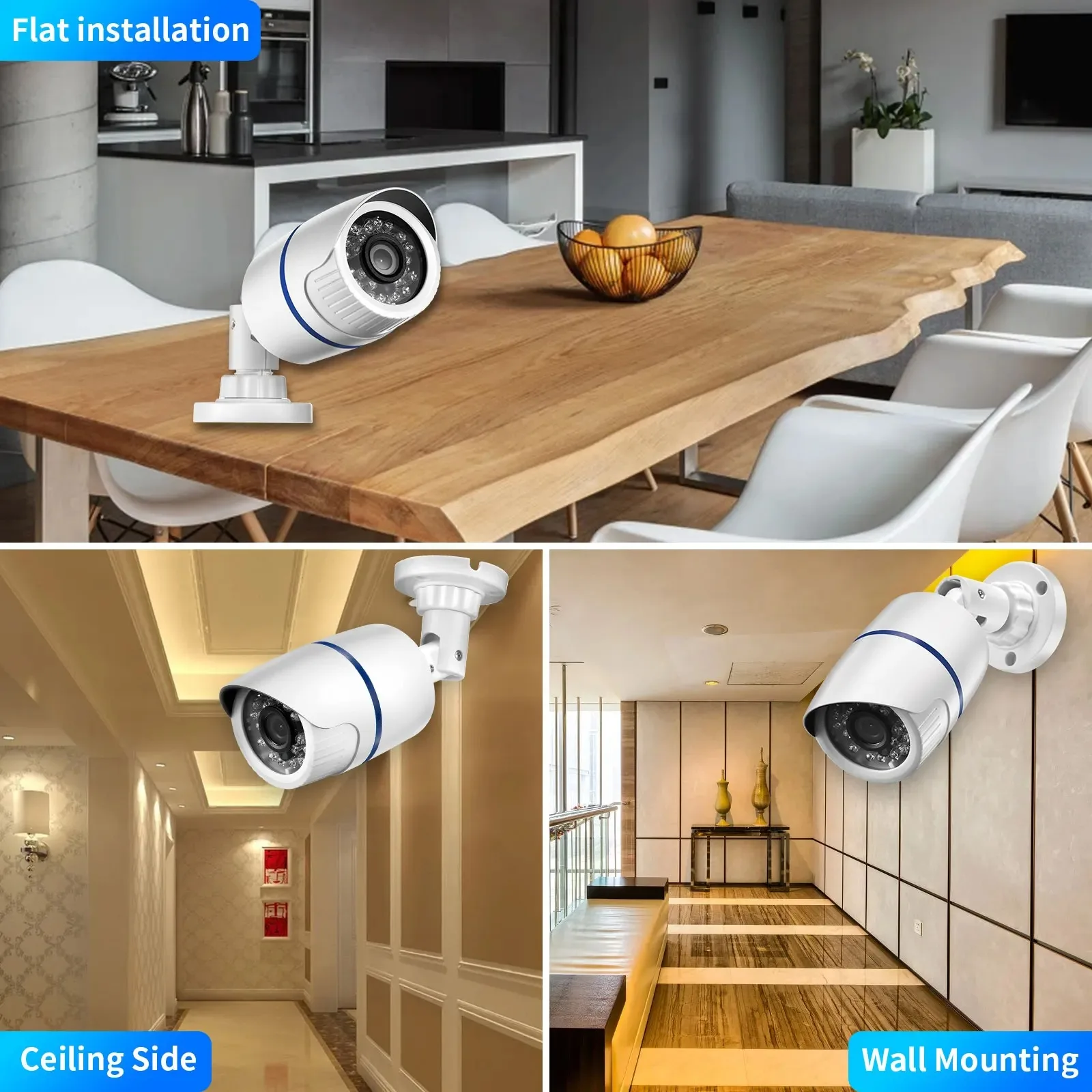 Gadinan Outdoor AHD 5MP DVR Security Surveillance Camera Home Analog High Definition IR Night Vision 5MP Waterproof Camera 5