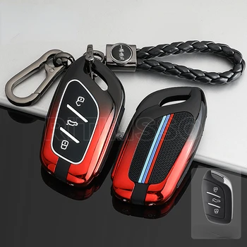 Custodia per chiave auto con guscio in lega colorata per MG ZS EV MG6 EZS HS EHS 2019 2020 Roewe RX5 I6 I5 RX3 RX8 ERX5 MG5 accessori per auto