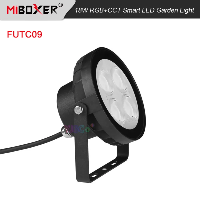 Miboxer 18W RGB+CCT LED Garden Light AC 110V 220V FUTC09 Lawn Light Waterproof IP66 Smart Outdoor Light 2.4G RF Remote control hanzsy 4 buttons remote key fob for bmw f cas4 3 5 7 series 2009 2016 smart key kr55wk49863 pcf7945 chip 868mhz