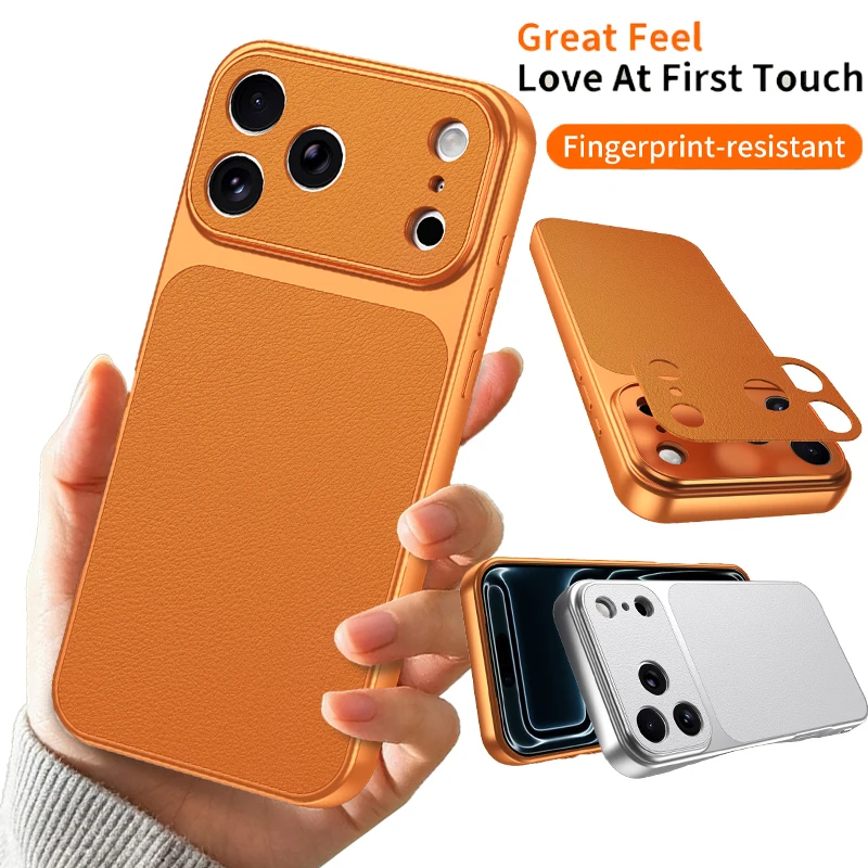 Luxury Faux Sheepskin Shockproof Phone Case with Matte Skin Back Cover
