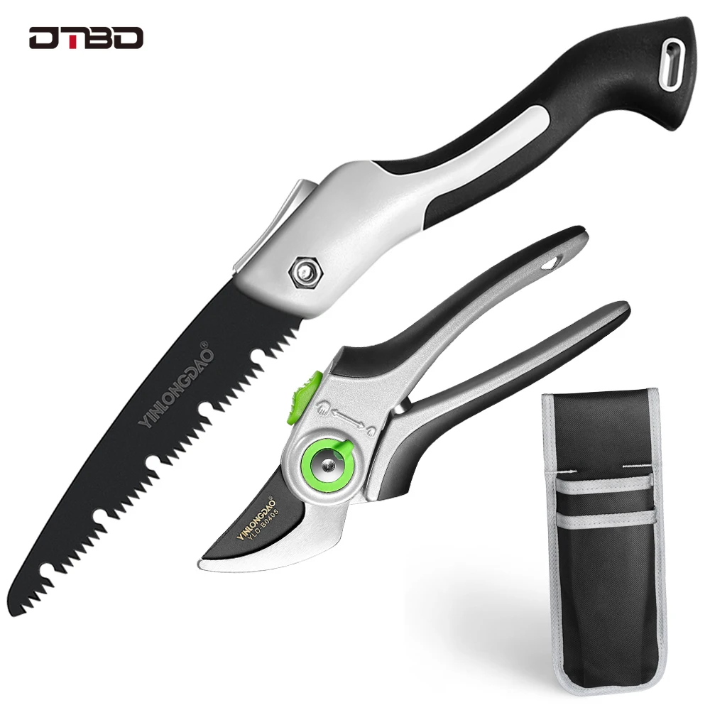 

Plant Trim Horticulture Pruner Cut Secateur Shrub Garden Scissor Tool Branch Shear Orchard Pruning Shears Folding Saw Set