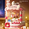Automatic Doll Machine Toy for Kids Mini Cartoon Coin Operated Play Game Claw Crane Machines with Light Music Children Toy Gifts 4