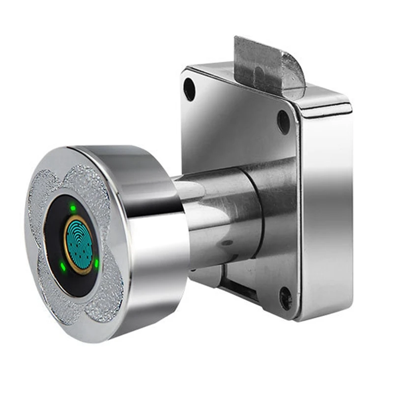 B61A-Fingerprint Cabinet Drawer Lock, Biometric Fingerprint-Bluetooth Lock Smart Cabinet Lock-22Mm