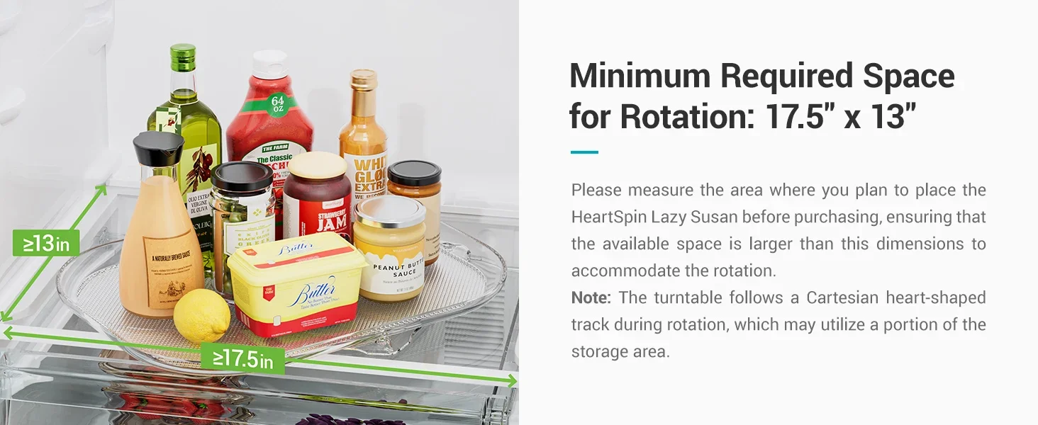 Lazy Susan for refrigerator