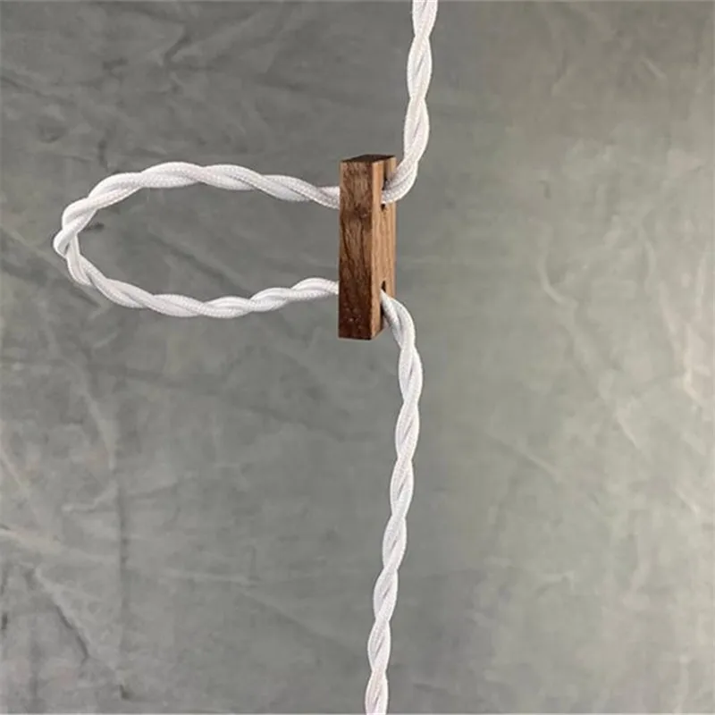 2PCS Wooden cable wire height adjuster buckle length and height adjustment creative light wire decoration lighting accessories