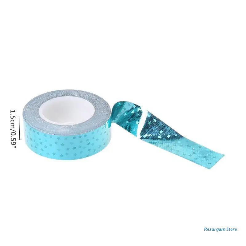 Rhythmic Gymnastics Decor Prismatic Glitter Tape Hoops Sticker