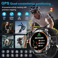 T-rex 3 ULtra militaire qualité 1000mAh batterie montre intelligente 10ATM étanche GPS appel AMOLED HD hommes 100 + Sport 2025 nouvelle montre intelligente 2