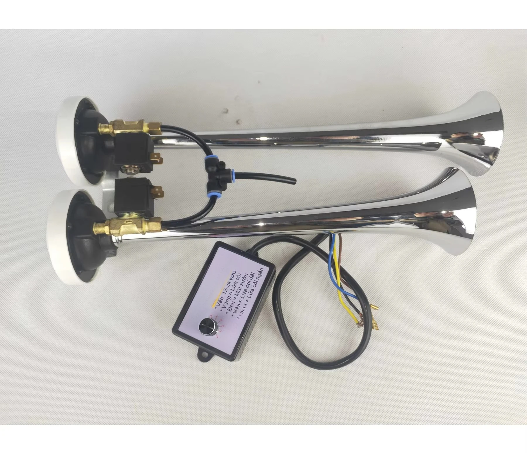 Trompete aus Zinklegierung 12V/24V Dual-Air mit 8-Ton-Controller