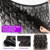 Paquets de vague de corps cheveux humains 1/3/4 paquets de cheveux humains couleur noire naturelle paquets d'armure vierge brésilienne Extensions de cheveux 4