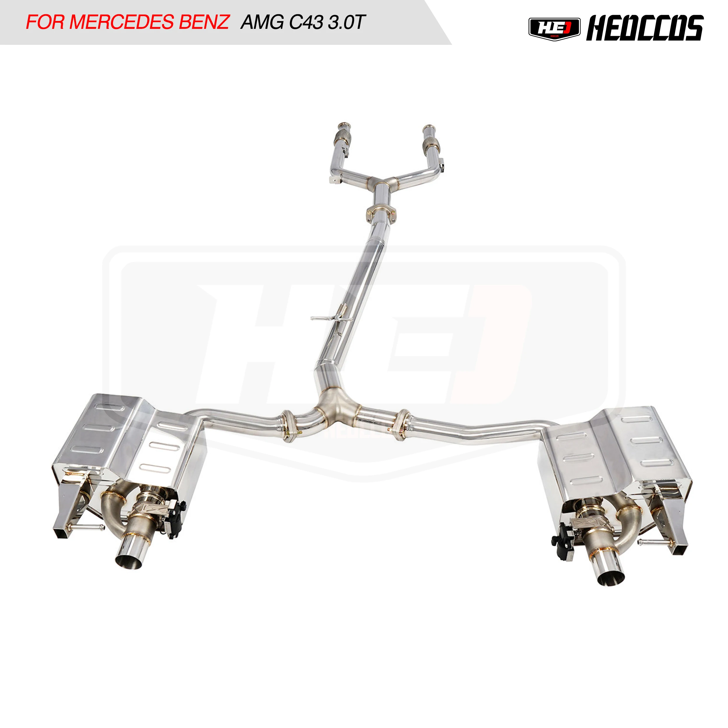 

HEO Valvetronic Exhaust catback For Mercedes Benz AMG C43 3.0T SS304 Exhaust Pipe Muffler Automobile Exhaust System