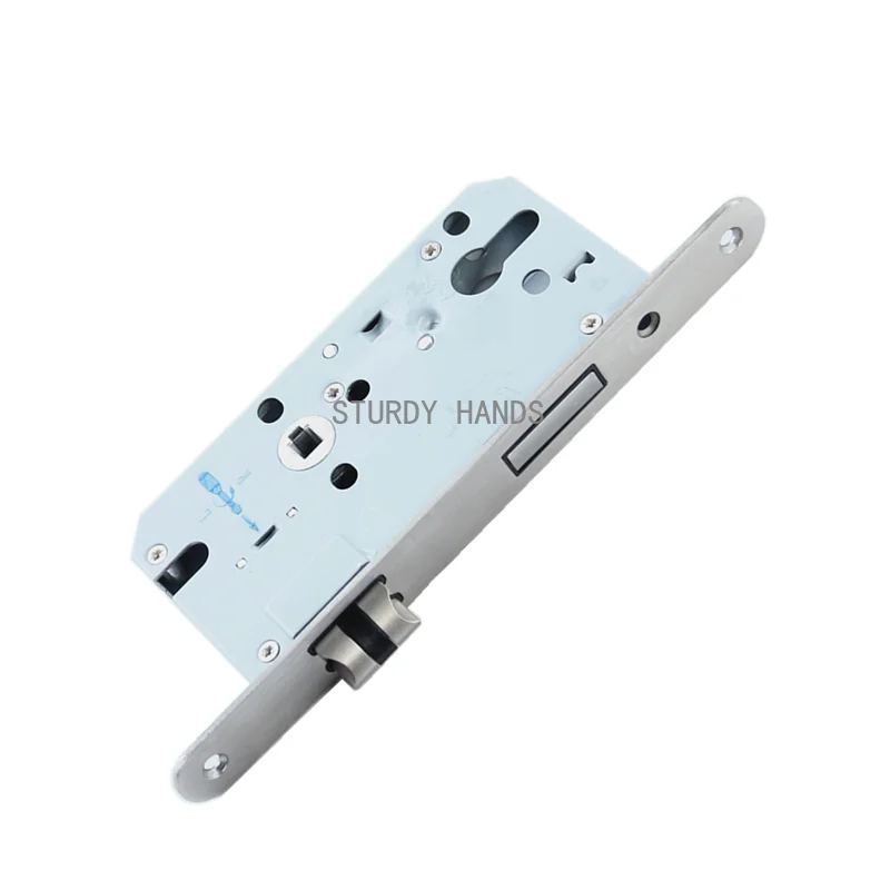72mm Lock Case Bedroom Indoor Change Room Door Lock Body Handle Mute Solid Wood Large Self-Priming Bearing Tongue
