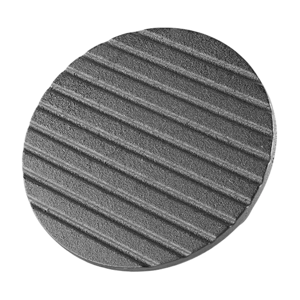 Cast Iron Burger Press Heavy-Duty Patty Maker Wooden Handle Round Burger Smasher 7.09 in Anti Scald for Griddle Grills