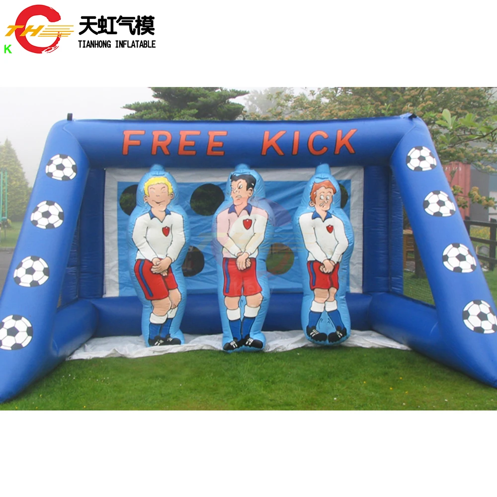 

Free Shipping 4x3m Free Kick Inflatable Football Goal Inflatable Soccer Shoot Out Carnival Sport Game for Sale