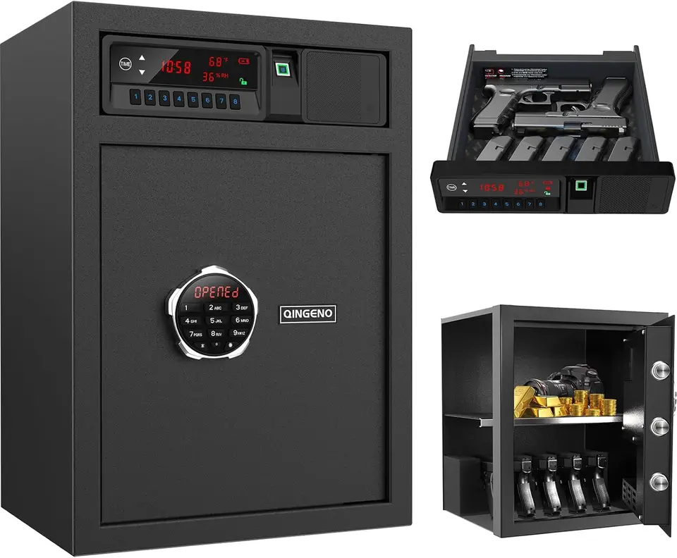 Sliding Drawer Electronic Safe with LCD Display