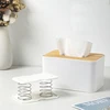 Creative Spring Holder Tissue Box Kitchen Organizer Automatic Lift Loaded Bracket Car 2