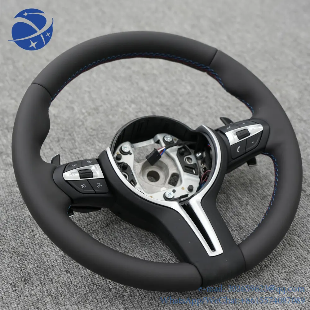 

yyhc M Series F82 M4 Steering Wheel for M5 F10 F11 F18 M6 F06 F12 F01 F02 F30 F36 F15 F80 M3 Leather Private Customized