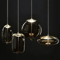 Minimalist Nordic Glass LED Pendant Light 2