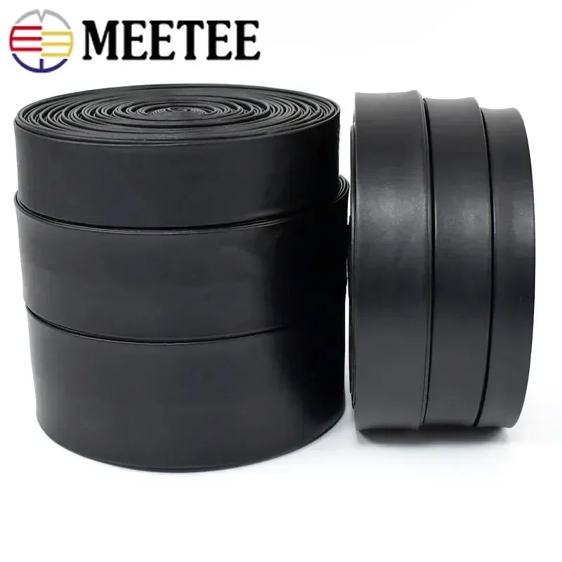 Ribbon Decoration Ribbon Supplies Sewing Ribbon Webbing Craft Supplies Fabric Craft Supplies Cotton Cords 5Meters 3-50mm PU Leather Cord Necklace Soft Ribbon Webbings Decoration String Rope DIY Sewing Craft Accessories