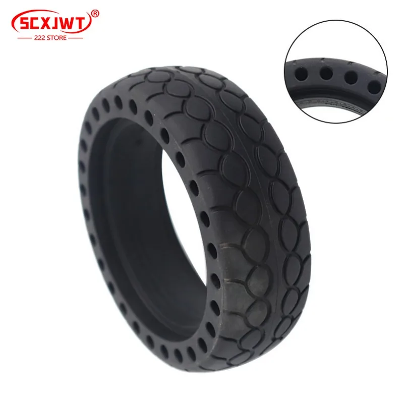 Suitable for high-quality thickened 6-inch 5.5X1.6 honeycomb rubber solid tires for electric scooter accessories - Image 4