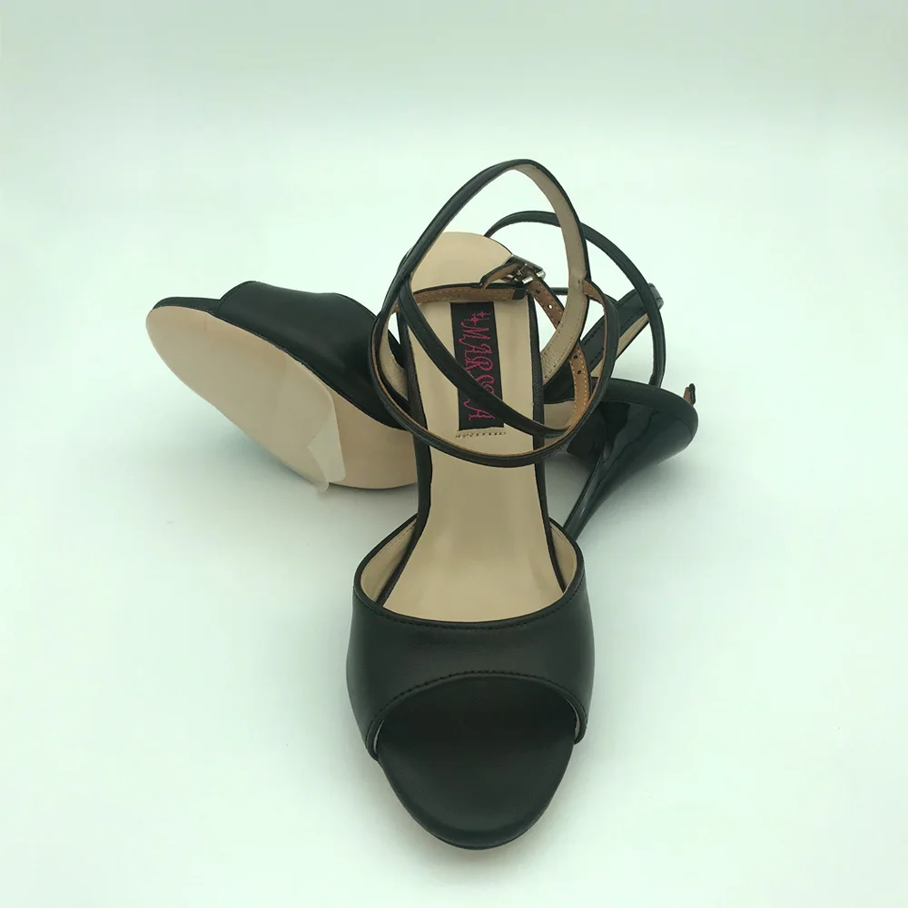 New Argentina Tango Dance Shoes  Party Shoes Wedding Shoes  leather outsole T62102BL 9cm heel 7.5cm available shipping free 5