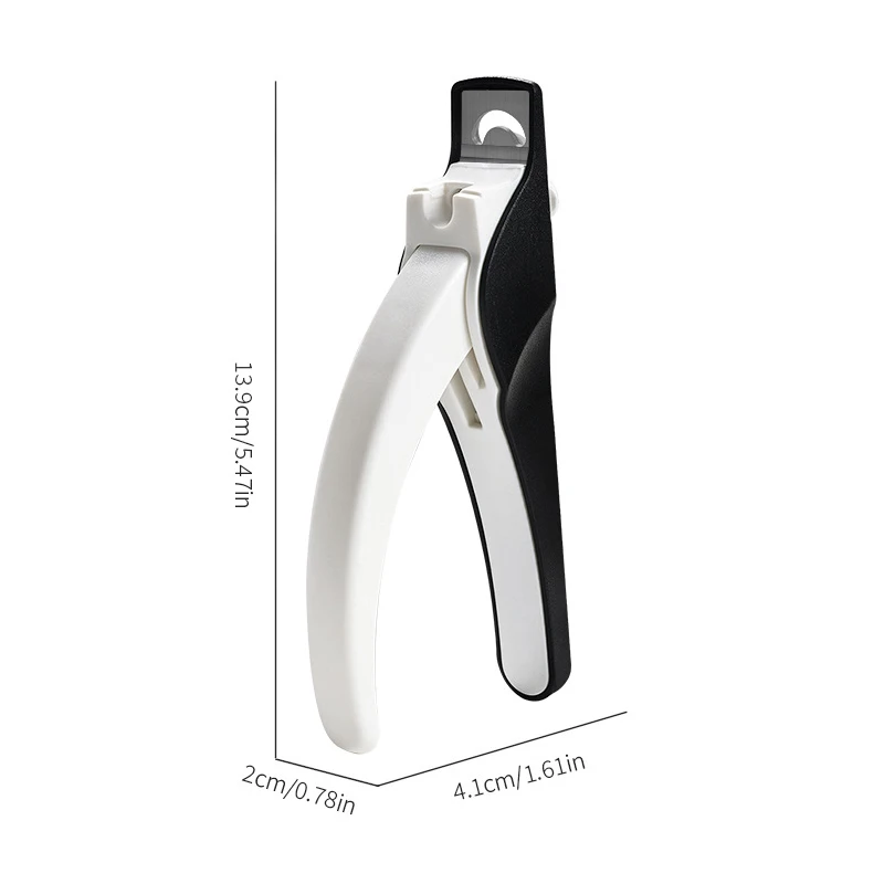 Acrylic False Nail Clipper Manicure Clamp Clippers Special Type U-shaped Cutters Stainless Steel Trimmers False Nail Tips Tools