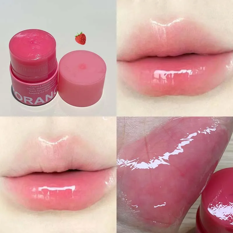 Rotating Crystal Purple Lip Balm Jelly Pink Solid Lip Gloss Moisturizing Watery Colored Paste Long-lasting Tender Tinted Lip Balm Lip Gloss Lip Makeup Lip Glaze Lip Tint Lip Oil Lip Stain Lip Lacquer Lip Plumper