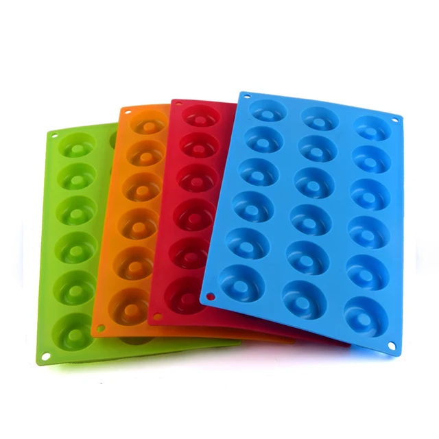 Szilikon Fánk Formák Sütő Serpenyő Nem Tapadós Tészta Csokoládé Torta Desszert Penész Diy Muffin Készít - Image 5