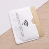 10Pcs Anti Rfid ID Card Holder Anti-theft Card Case Silver Aluminium Credit Cards Covers Safety Wallet Laser Blocking Reader 2