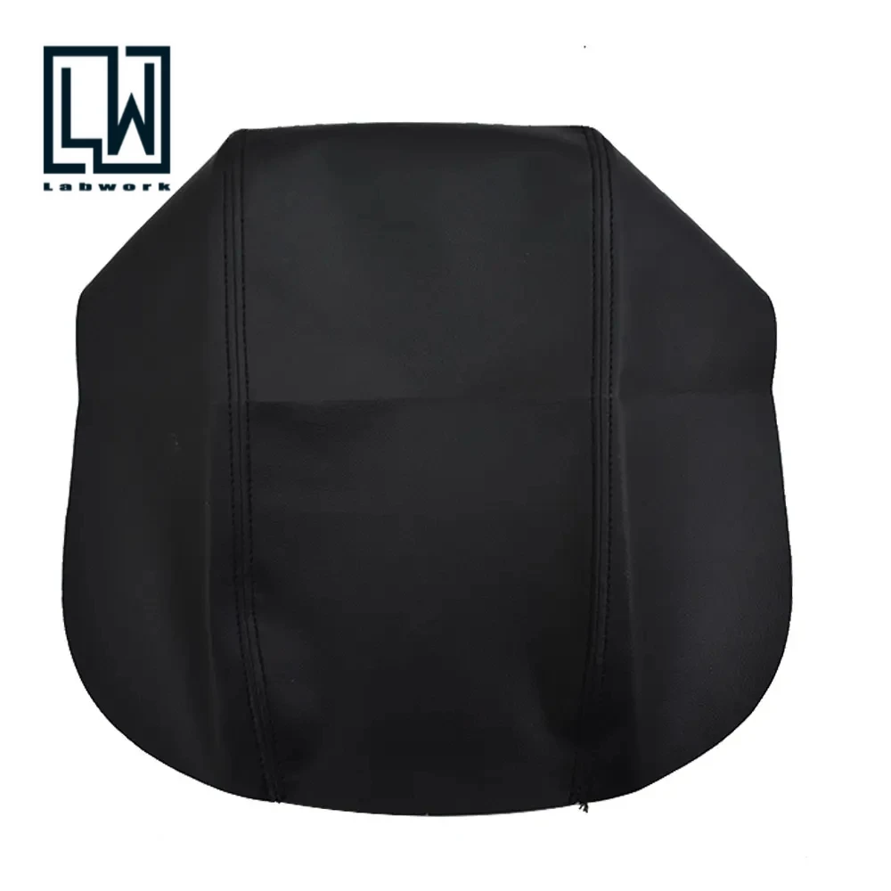 

Кожаная крышка подлокотника для центральной консоли с черной прошивкой для 11-18 Ford Explorer