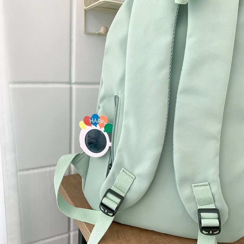 Fashion Women Pink Waterproof Student Backpack New Girl Travel Leisure School Bag Lady Nylon Cute Book Female Laptop College Bag