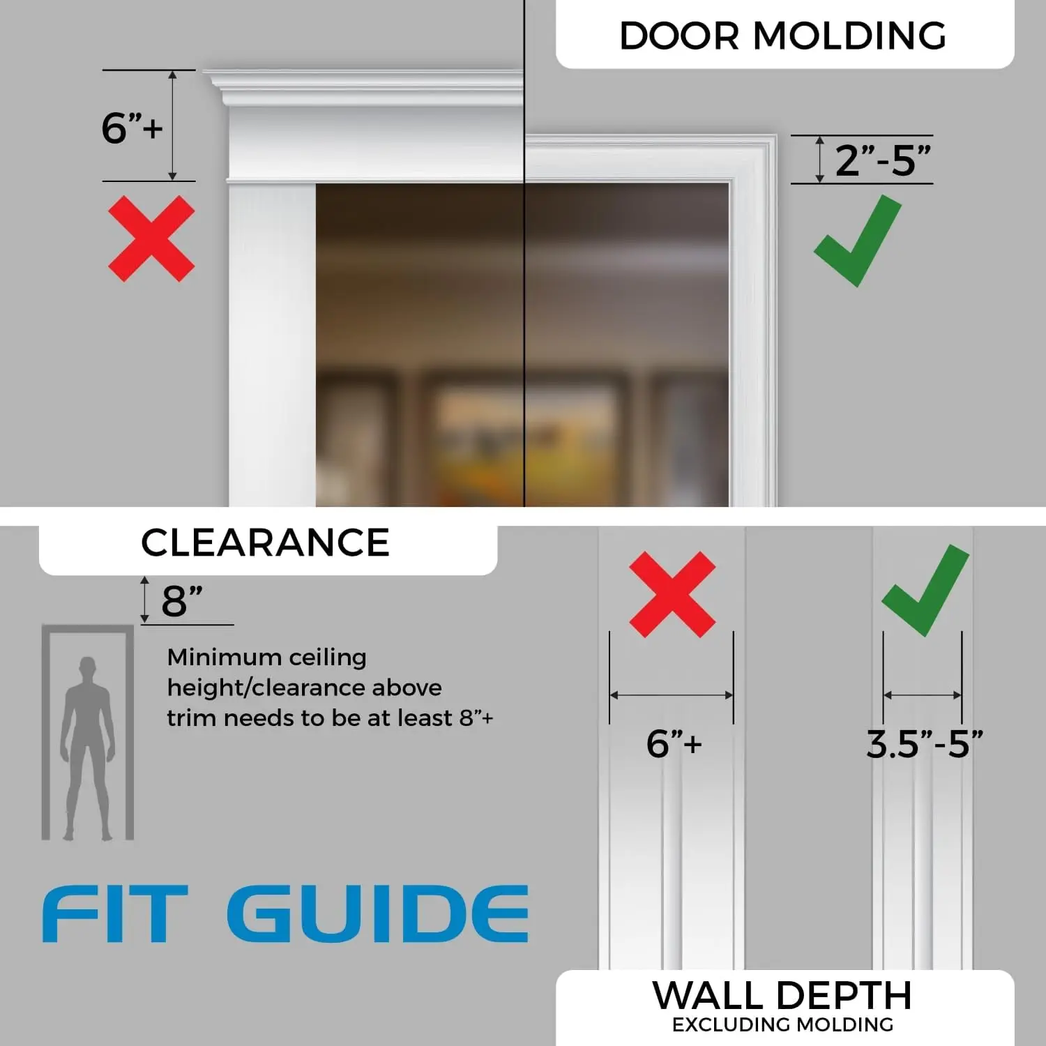 Body Press XL Doorway Pull Up Bar with Elevated Bar & Adjustable Width