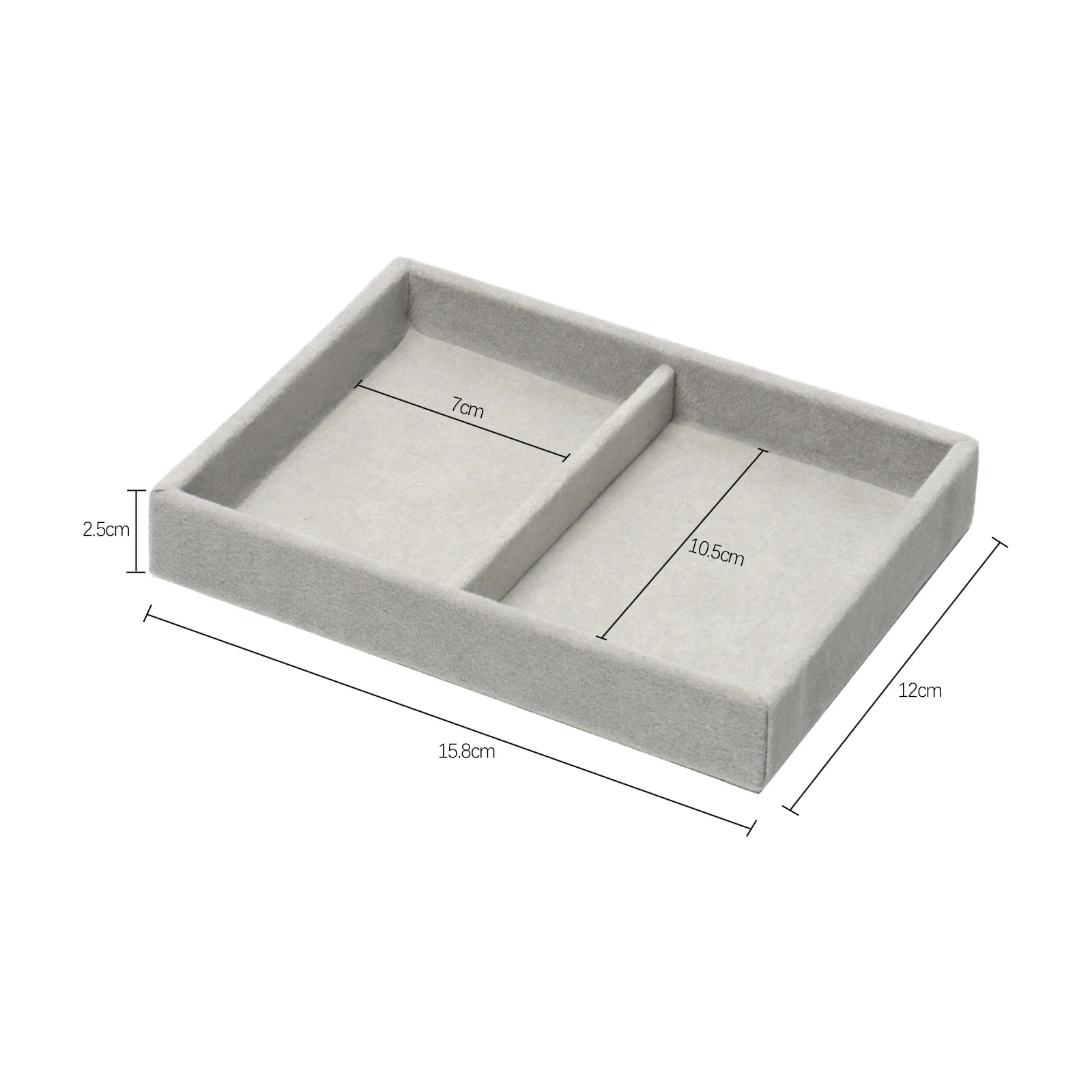 Soft Velvet Jewelry Box Drawer Storage Display Tray Drawer Case Jewelry Holder For Ring Earrings Bracelet Jewelry Organizer Box 