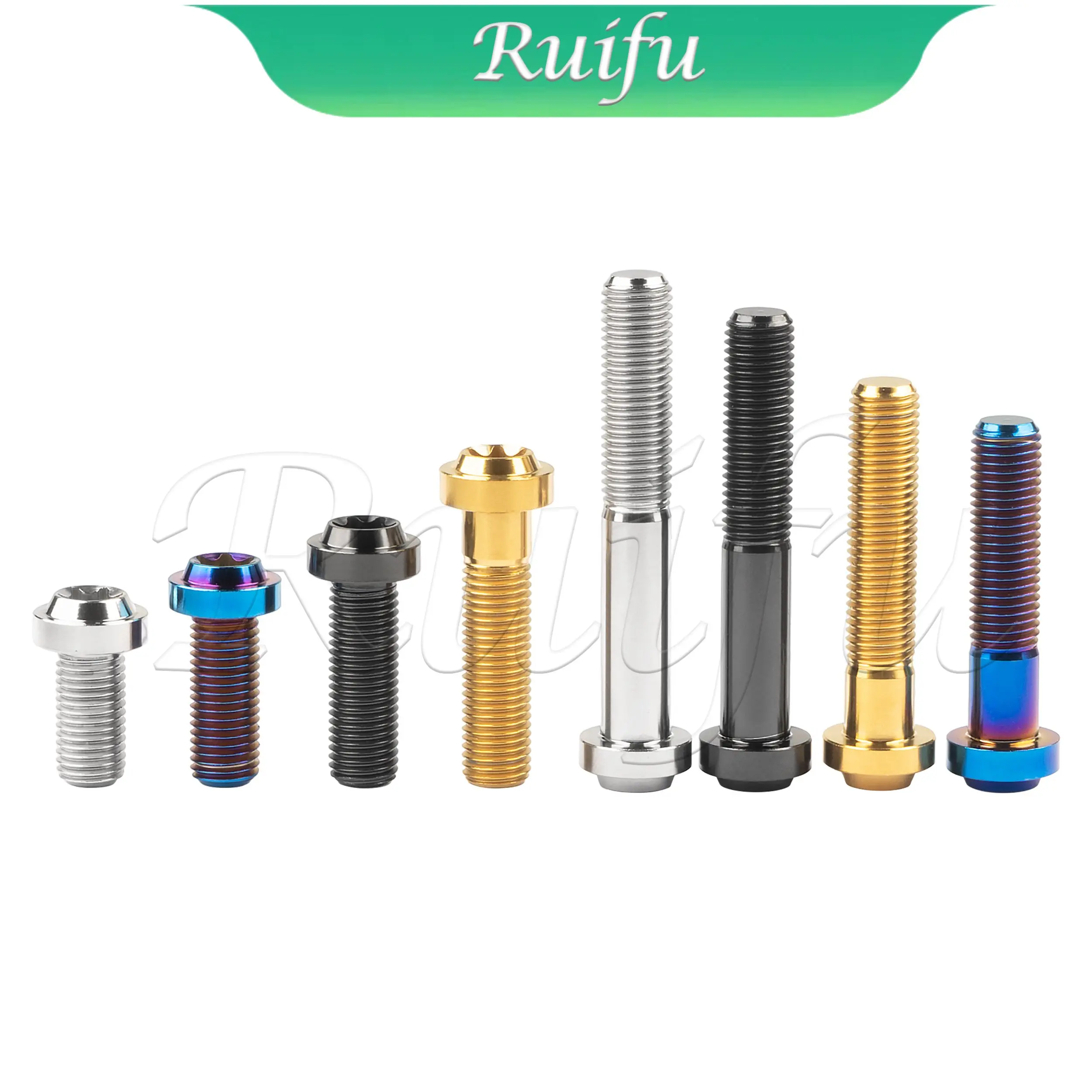 Enhanced Titanium Bolt - Durable T45 Torx Head, Multiple Lengths & Pitches Available