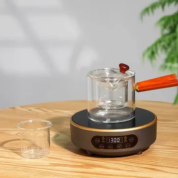 220V Smart Electric Ceramic Stove Tea Stove Electric Hot Plate 7 Gear Timing Heating Furnace Mini Tea Maker Water Boiler 1300W 1