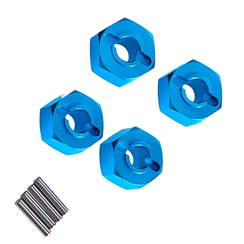 MJX 1/14 1/16 14210 14303 16207 16208 리모컨 자동차 액세서리, 12mm 육각 커넥터, 4 개