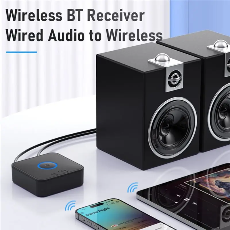 L93A-블루투스 6.0 송신기 수신기 오디오 블루투스 6.0 어댑터 수신기 Hi-Fi 3.5Mm 잭 For-RCA