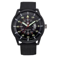 1pc / lot Original XINEW Brand Watches For Men Fashion Nylon Band Military Date Sports Cheap Vintage Quartz Watch Montre Homme 1