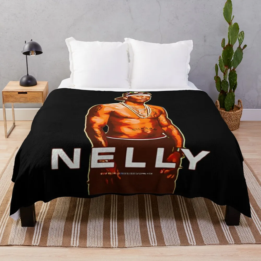 

nelly - Nelly Rapper Throw Blanket Designers Heavy Luxury St Bed Blankets