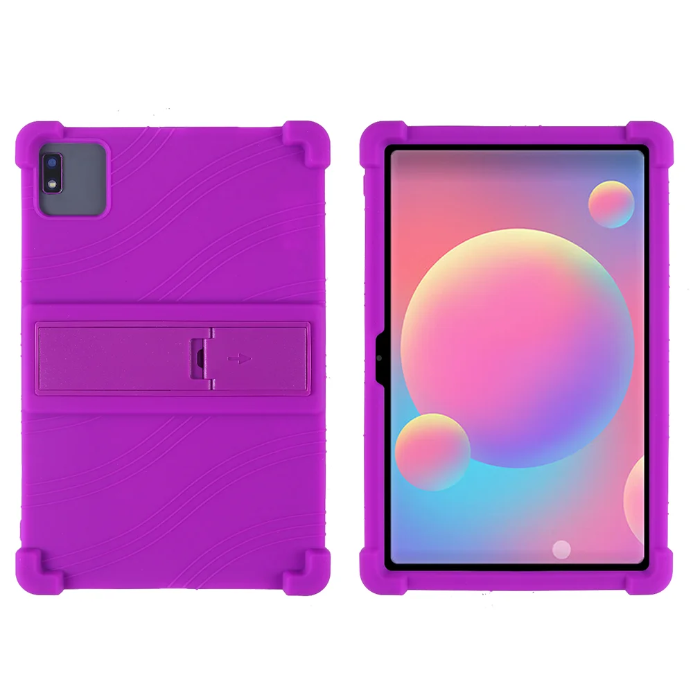 Enhanced Protective Tablet Case with Multi-Angle Adjustable Stand - Silicone Airbags and Shockproof Design