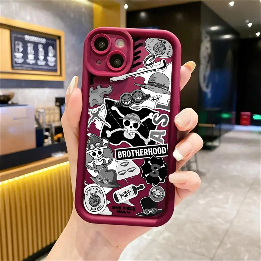 One Piece Beautiful Logo Soft Phone Case