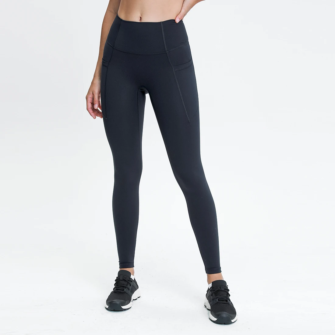Nepoagym LOVELIFE Women Yoga Leggings Full Length with Side Pockets High Waisted Buttery Soft Yoga Pant 28 Inch Inseam 5