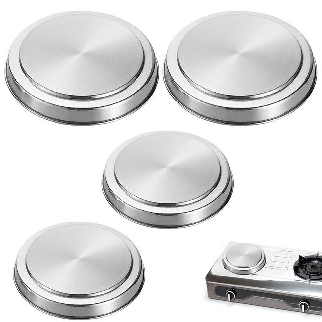 Stainless Steel Electric Stove Burner Covers  Stainless Steel Stove Top  Cover - Cookware Parts - Aliexpress