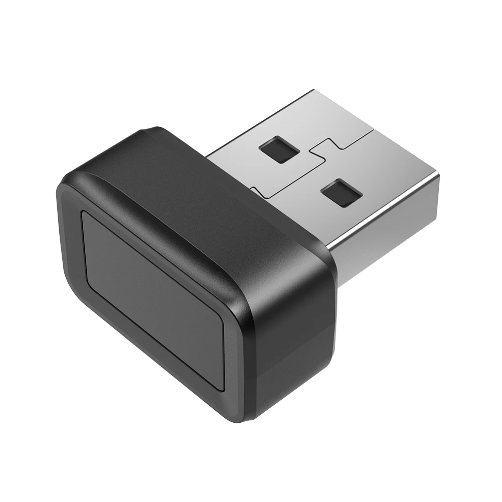 USB 지문 키 리더 FIDO U2F 생체 인식 지문 스캐너 윈도우 헬로 360 ° 터치 생체인식 미니 보안키 동글
