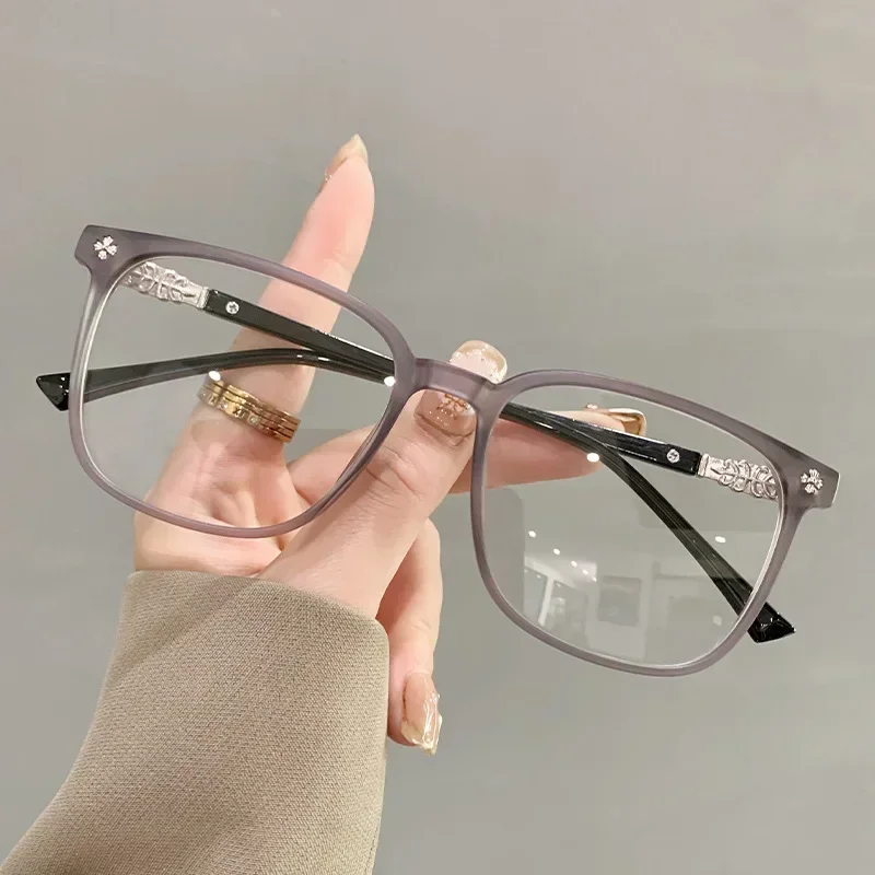 Metal Connect Frame Myopia Glasses -50 -75 -125 -175 Photochromic Eyeglass Lenses Business Glasses 5