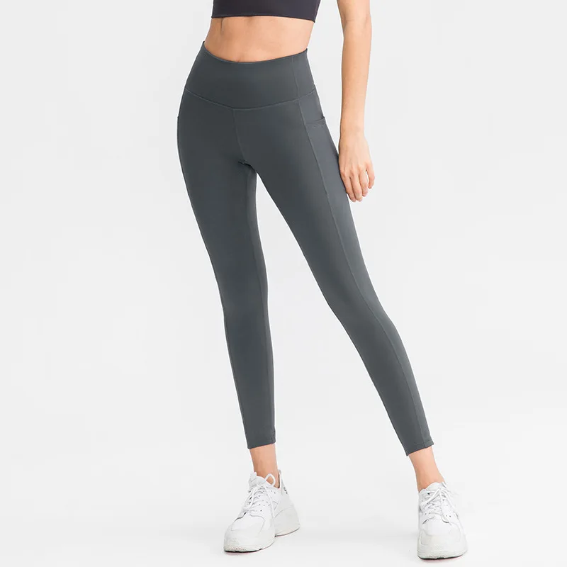 

Luluyoga Leggings Push Up Sport Gym Pants Women Fitness Seamless High Waist Tight Elastic Workout Running Trousers Sportwear