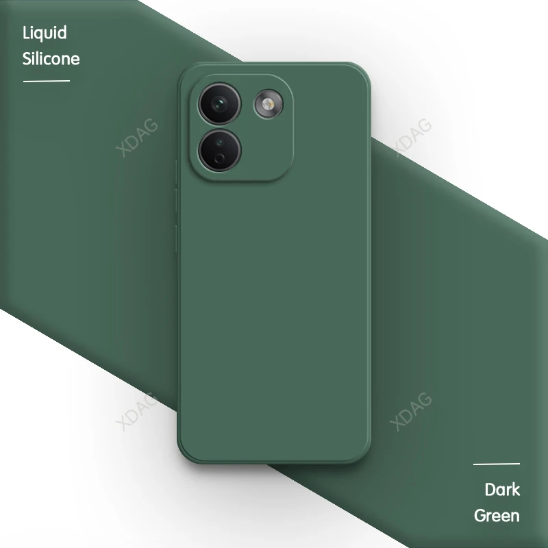 Premium Liquid Silicone Soft Back Phone Case - Simple and Elegant Design